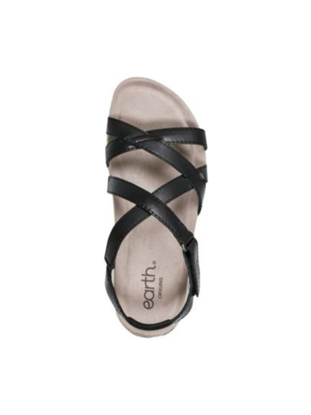 Earth Women’s Sterling Black Leather Strappy Comfort Sandals Size 8M, NEW in Box - Picture 6 of 11